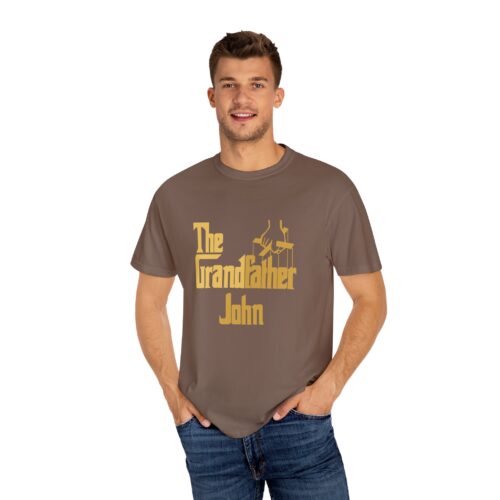 The Grandfather Custom Name T-shirt - 100% Grandpa Premium Heavy Cotton - All Sizes - Image 6