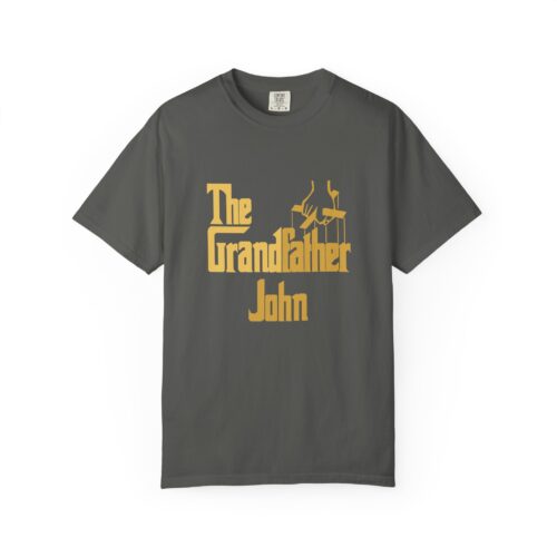 The Grandfather Custom Name T-shirt - 100% Grandpa Premium Heavy Cotton - All Sizes - Image 8