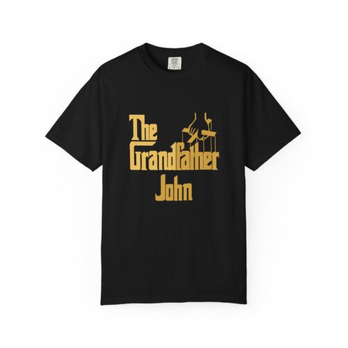 The Grandfather Custom Name T-shirt - 100% Grandpa Premium Heavy Cotton - All Sizes - Image 12