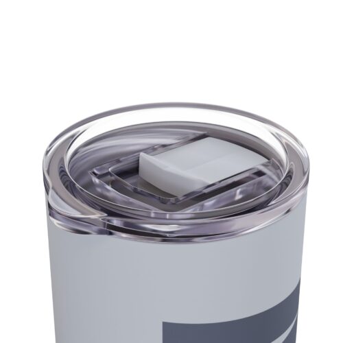 Slim Tumbler  Custom Name - with Lid & Straw  – Personalized Text - Stainless Steel – Matte – 20oz - Image 3