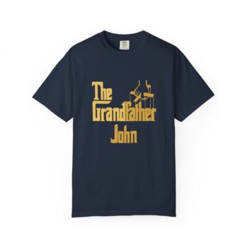 The Grandfather Custom Name T-shirt - 100% Grandpa Premium Heavy Cotton - All Sizes