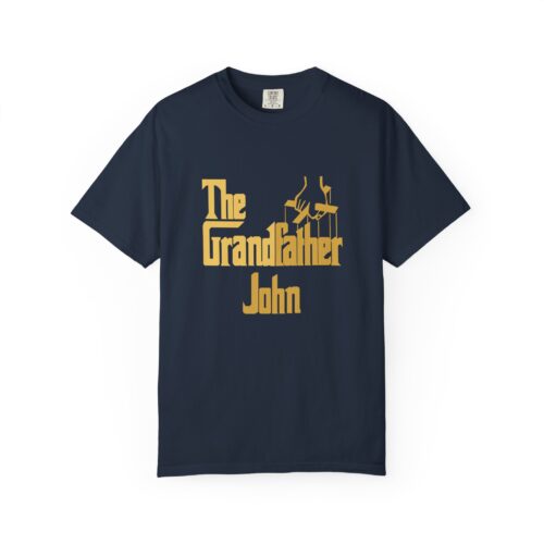 The Grandfather Custom Name T-shirt - 100% Grandpa Premium Heavy Cotton - All Sizes