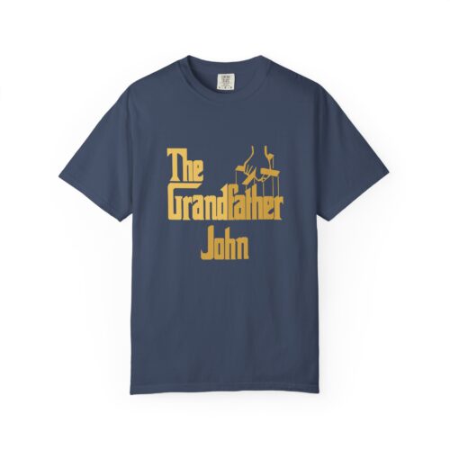 The Grandfather Custom Name T-shirt - 100% Grandpa Premium Heavy Cotton - All Sizes - Image 2