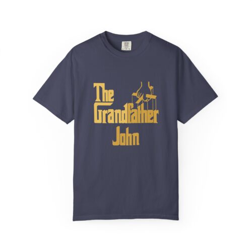 The Grandfather Custom Name T-shirt - 100% Grandpa Premium Heavy Cotton - All Sizes - Image 9