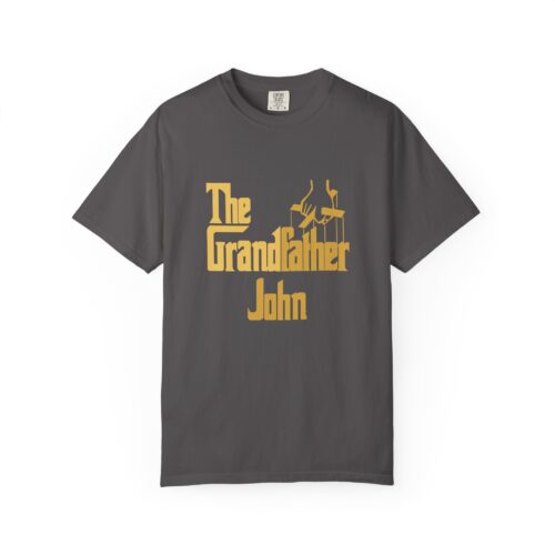 The Grandfather Custom Name T-shirt - 100% Grandpa Premium Heavy Cotton - All Sizes - Image 11