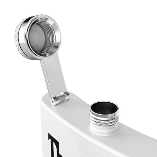 Best Man & Custom Name and Text - Stainless Steel Flask, 6oz - Image 5