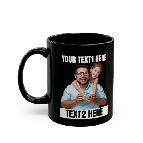 Your Photo & Text Mug - Personalized Custom Gift Coffee Cup - Image 5
