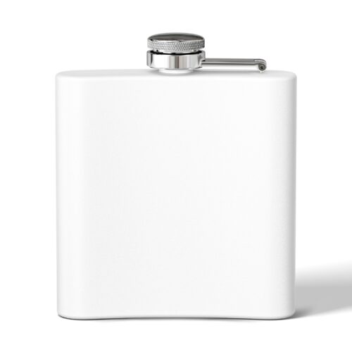 I LOVE and Your Custom Text Flask, Stainless Steel, 6oz - Image 8