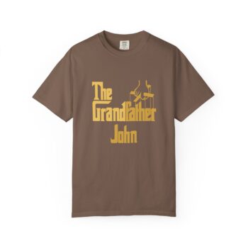 The Grandfather Custom Name T-shirt - 100% Grandpa Premium Heavy Cotton - All Sizes