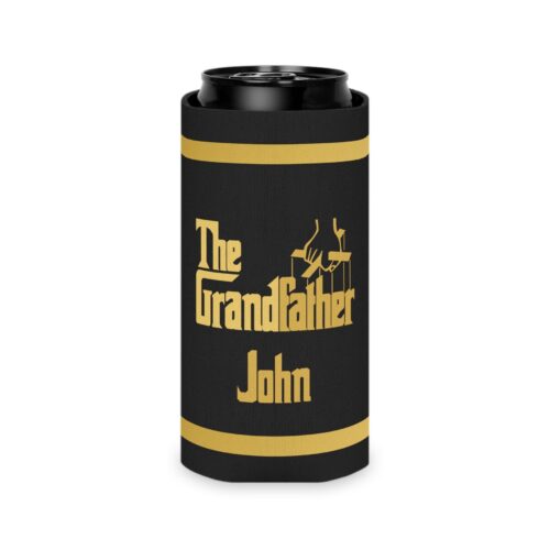 The Grandfather Personalized Name Can Cooler - Regular or Slim - Image 2
