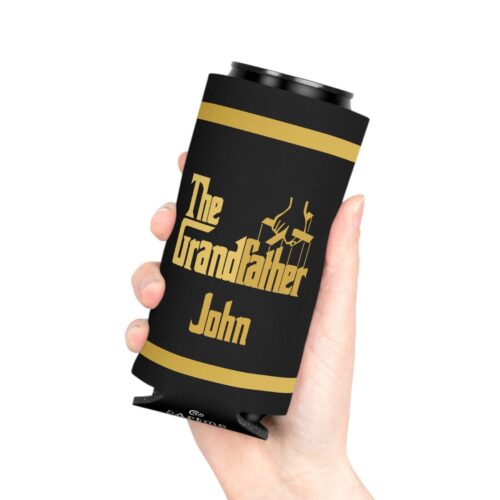 The Grandfather Personalized Name Can Cooler - Regular or Slim
