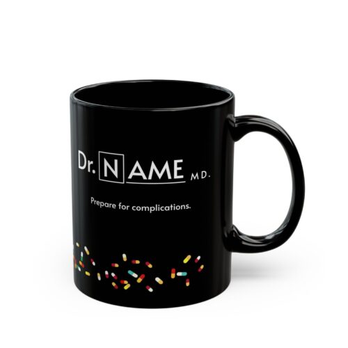 Personalized Dr. Name  Mug - Doctor Custom Gift - Medical Text Coffee Mug 11oz, 15oz - Image 5