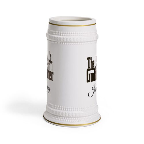 The Godfather & Custom Name Beer Stein - Large Mug 22oz - Image 2