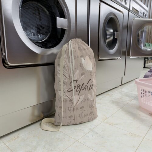 Aesthetic Laundry Bag & Custom Name - 2 sizes - Image 5