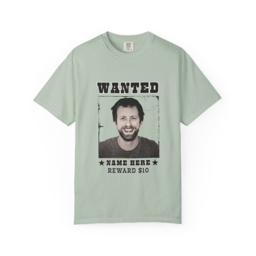 Wanted T-shirt, Custom Photo & Text - Premium Cotton Tee - All sizes - Image 11