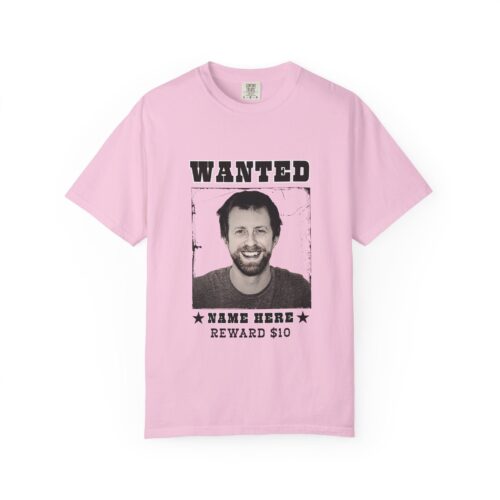 Wanted T-shirt, Custom Photo & Text - Premium Cotton Tee - All sizes - Image 13