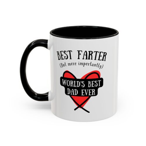 World's Dad Best Farter Ever Mug - Father's Day Funny Coffee Cup, 11oz, 15oz - Image 4