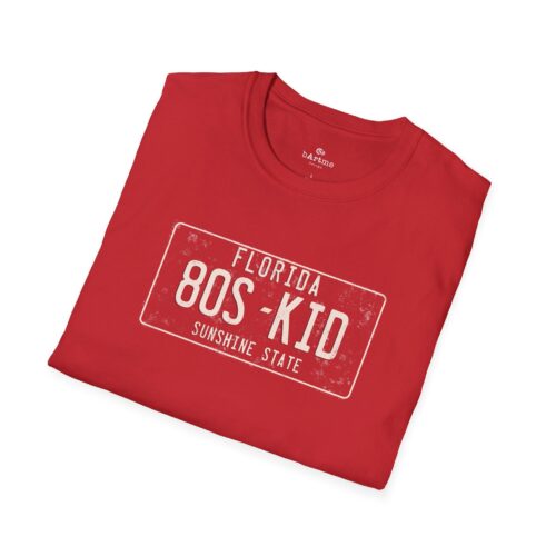 Florida T-Shirt 60s Custom Inspired by Vintage License Plates Designs - All Customizable Text Areas Unisex  S to 5XL - Image 2