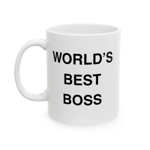 The Office Mug - World's Best Boss Custom (Your Office Logo) Michael Scott Coffee Cup, 11 / 15oz, - Image 4