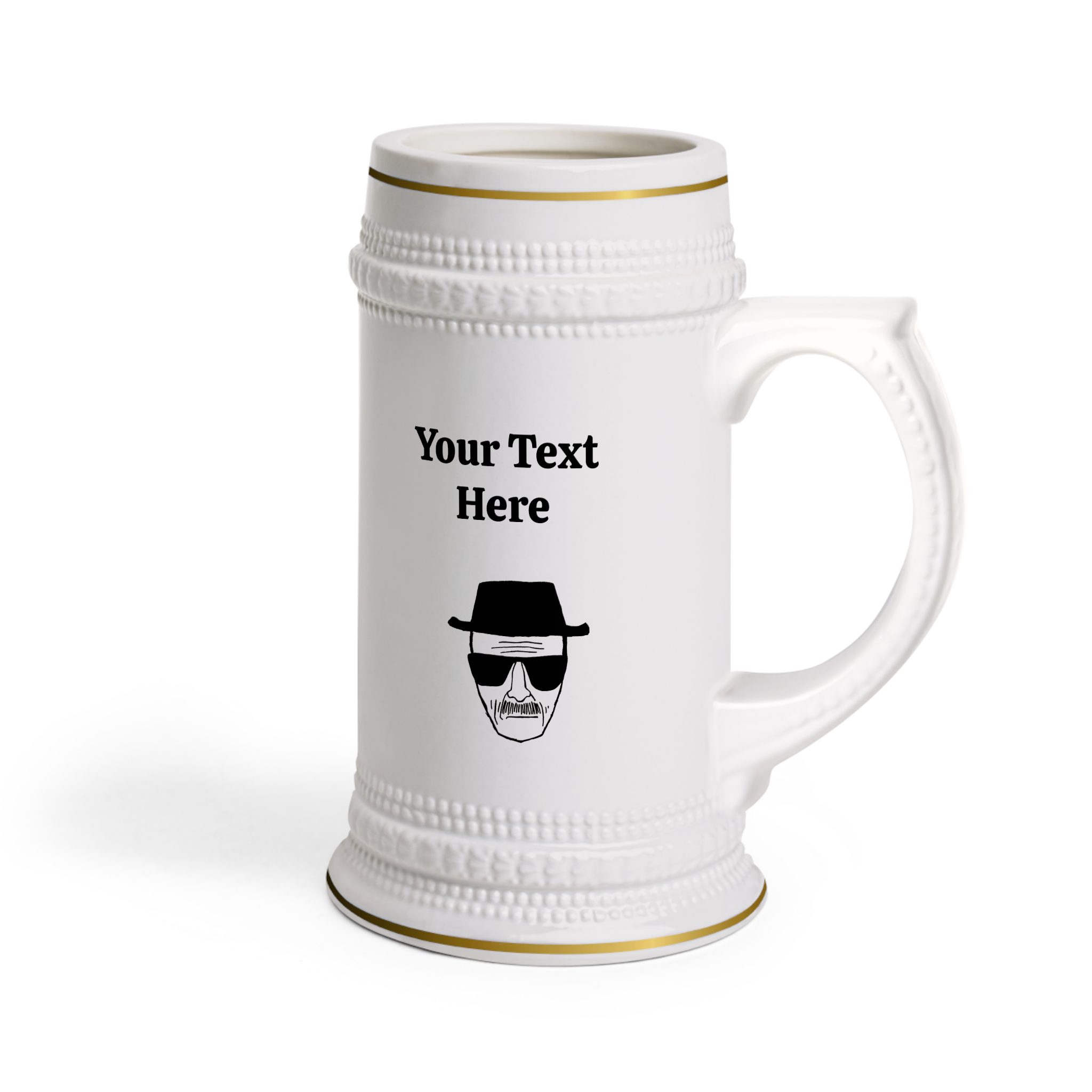 Breaking Bad Beer Stain & Custom Back Text - Mug with Handle - 22oz Large Breaking Bad Beer Stain & Custom Back Text - Mug with Handle - 22oz Large - Image 3