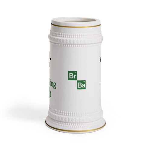 Breaking Bad Beer Stain & Custom Back Text - Mug with Handle - 22oz Large - Image 2