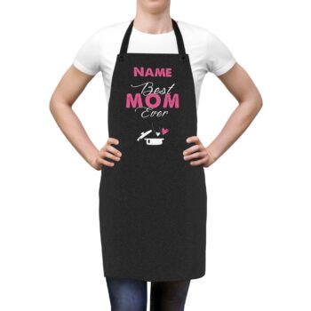Best Mom Ever Apron & Custom Name - Personalized aprons for Mother's Day