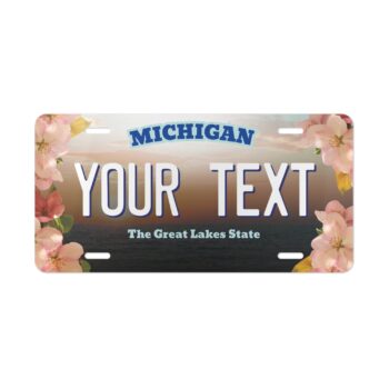 Michigan Vanity Plate – Car Tag Custom Text - Personalized Metal Sign 12x6"