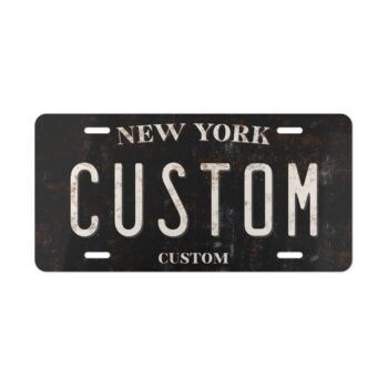 Custom Vintage Vanity Plate  -  Car License or Deco - Personalized Metal Sign 12x6"