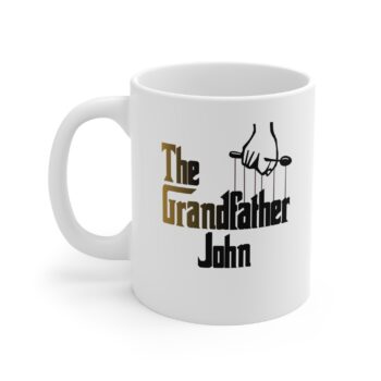 The Grandfather & Custom Name Mug - Personalized Grandpa Funny Mug 11oz