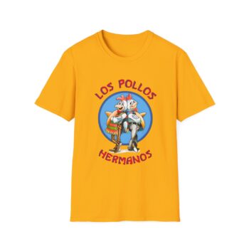 Los Pollos Hermanos T-shirt - Yellow 100% Cotton Tee - Yellow or Gold - S to 4XL