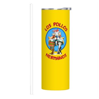 Los Pollos Hermanos Tumbler Custom Add your personalized back text - 20oz Cup