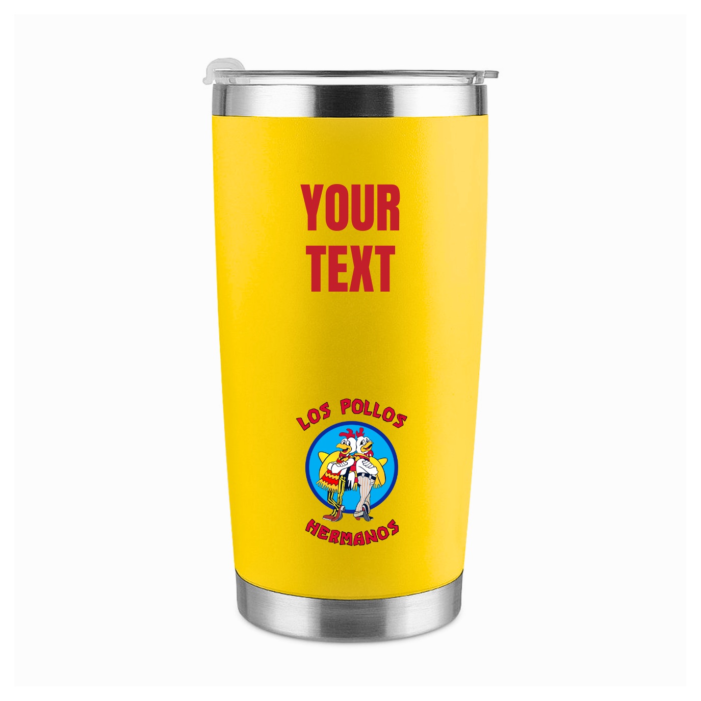 Los Pollos Hermanos 20oz Tumbler with Lid and Straw Los Pollos Hermanos 20oz Tumbler with Lid and Straw - Image 2
